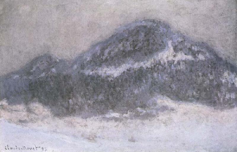 Claude Monet Mount Kolsaas in Misty Weather